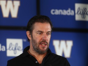 CFL Winnipeg Blue Bombers General Manager, Kyle Walters.