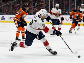 Jayce Hawryluk was put on waivers by the Florida Panthers and claimed by the Senators this week. (DAVID BLOOM/Postmedia Network)