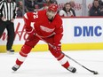 The Oilers acquired centre Andreas Athanasiou from the Red Wings at the NHL trade deadline, on Monday, Feb. 24, 2020.