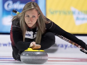 Ontario skip Rachel Homan advanced to Sunday’s semifinal against either Jennifer Jones (Team Wild Card) or Kerri Einarson of Manitoba. THE CANADIAN PRESS/Jonathan Hayward