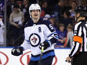 Mark Scheifele of the Winnipeg Jets. (Photo by Bruce Bennett/Getty Images)