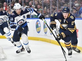 If the Jets want to regain their status as Stanley Cup contender, they’re going to have to play a lot better than their sluggish performance in Buffalo on Sunday, and stars such as centre Mark Scheifele (left) must shine.  USA TODAY