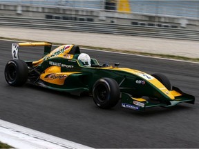 Manitoba driver David Richert driving a Formula Renault 2.0 in Monza, Italy, with Inter Europol Competition.