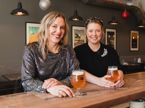 The Beer Sisters, Crystal (left) and Tara Luxmore, will be curating the craft beer list at The Common in The Forks. HANDOUT

Handout Not For Resale
