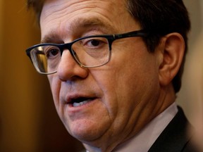 Canada's Minister of the Environment and Climate Change Jonathan Wilkinson speaks to media on Parliament Hill in Ottawa, Ontario, Canada February 25, 2020.