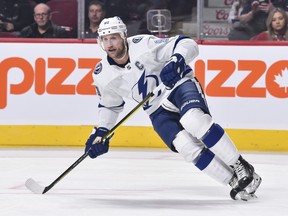 Lightning star Steven Stamkos was supposed to be out for the rest of the regular season. But, because of the NHL shutdown, that may not be the case any more.   Minas Panagiotakis/Getty Images