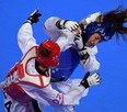 Skylar Park (right) is a 20-year-old taekwondo phenom who was the first Manitoban to qualify for Tokyo. “Your heart drops for a second,” she said. “You have to figure out what was going on. It was obviously confusing.
But it was the right decision that had to be made.” Getty images