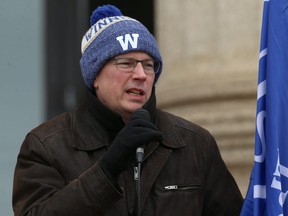 James Bedford, president of the Manitoba Teachers' Society