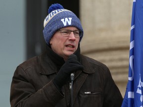 James Bedford, president of the Manitoba Teachers Society