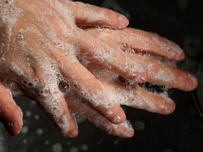 Health officials recommend hand washing to slow the spread of Covid19.
Chris Procaylo/Winnipeg Sun