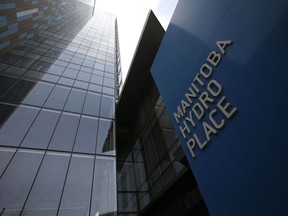 Manitoba Hydro Place in Winnipeg. A court has ruled in favour of the Province of Manitoba on a dispute over a cancelled payment from Hydro to the MMF. Tuesday, March 17, 2020