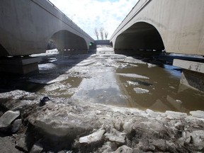 Manitoba is preparing for possible flooding, this is the La Salle River, in Winnipeg on Tuesday, March 31, 2020. Chris Procaylo/Winnipeg Sun