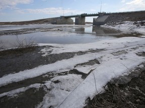 Manitoba is preparing for possible flooding, these are the floodway gates south of the perimeter on Tuesday, March 31, 2020. Manitoba announced it will be activating the floodway as early as Thursday evening. Chris Procaylo/Winnipeg Sun file