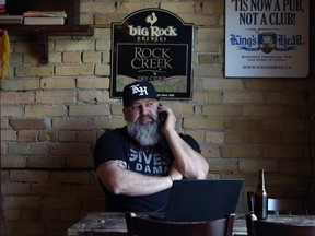 King’s Head Pub owner Chris Graves