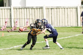 The age for tackling in youth football remains much lower than that of contact in ice hockey.