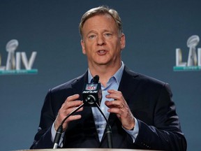 NFL commissioner Roger Goodell will not collect a salary during the COVID-19 pandemic.