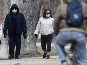 Residents walk in Kildonan Park in April. On May 17, a woman in her thirties, was in Kildonan Park with her five-year-old child when a man sat down beside her and struck up a conversation. While speaking to the woman, he groped her. The victim left immediately with her child and called police. On Thursday, he was arrested at his residence near the park.