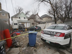 Police are investigating a homicide in the 700 block of Victor Street, in Winnipeg. Friday afternoon in the West End.