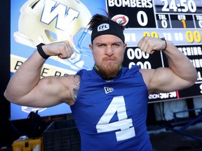 Adam Bighill of the Winnipeg Blue Bombers.