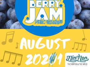 The Blueberry Jam Music Gathering in Flin Flon will be cancelled this summer due to the COVID-19 pandemic.