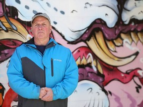 Dr. Brian McWhirter operates a practice in Osborne Village, he says a nearby camp of homeless people is hurting his business.   Tuesday, May 12/2020.
