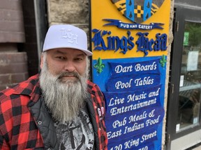 Chris Graves, owner of the King’s Head Pub.
James Snell/Winnipeg Sun