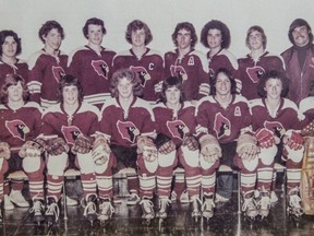 A 15-year-old Doug Wilson, front row, second from right, with the 1972-73 AAA River Heights Cardinals. Submitted photo)