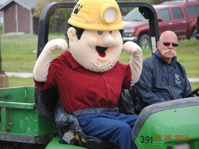 Nickel Days mascot takes part in the festival's 2012 parade. The 2020 Nickel Days, or a National King Miner contest have been cancelled due to COVID-19.