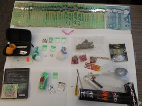 On Thursday afternoon, Selkirk RCMP along with East District Crime Reduction Enforcement Support Team (CREST) and Police Dog Services, arrested a 35-year-old male in Selkirk. The male was searched and found to be in possession of 33 grams of cocaine, cannabis, hydromorphone, cash and drug paraphernalia.