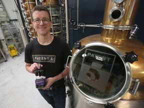 Brock Coutts of Patent 5 Distillery the Exchange District in Winnipeg.
