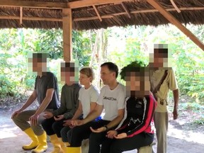 Bill Morneau and his wife Nancy McCain, pictured near Tena, Ecuador on a trip with WE Charity in December 2017.