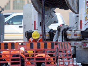 Hundreds of people in Winnipeg’s downtown core were left without power after a fire in an electrical substation Thursday night.