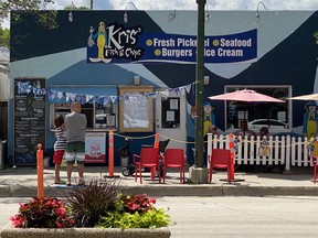 Kris’ Fish & Chips in Gimli, only an hour's drive from Winnipeg.