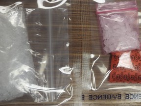A quantity of drugs including cocaine and methamphetamine and a number of stolen firearms were seized during raids carried out by the RCMP Manitoba Organized Crime Unit at residences in the RM of Rockwood and Winnipeg, the RCMP announced on Friday.