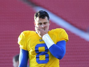 Winnipeg Blue Bombers quarterback Zach Collaros will start, but who backs him up is yet to be determined.
