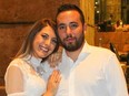 Rawane Al Zahed and her husband Mazen Alaouie are shown in a handout photo.