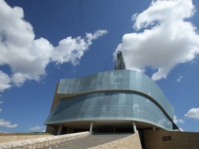 The Canadian Museum for Human Rights in Winnipeg.   Wednesday, Aug. 5, 2020.