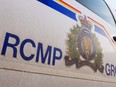 The RCMP logo is seen on the side of a vehicle in this file photo.