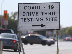 Testing sites continue to operate during the Covid-19 pandemic, in Winnipeg. Thursday, Sept. 10, 2020. Chris Procaylo/Winnipeg Sun