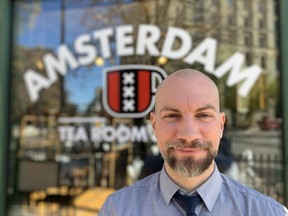 Mark Turner, owner of Amsterdam Tea Room and Bar in WinnipegÕs Exchange District says heÕs been thinking about a European style winter patio for some time.
James Snell/Winnipeg Sun