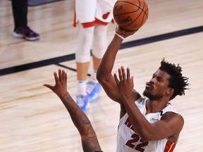 The Lakers looked to clinch on Friday night, but Miami’s Jimmy Butler wasn’t having it and, in a throwback performance for the ages, made sure there would at least be a Game 6 tonight, and possibly a winner-take-all finale beyond that. Getty Images