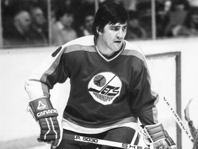 Serge Savard returned to the Gardens with the Winnipeg Jets.