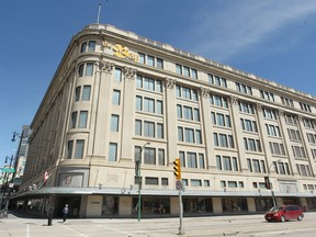 The Hudson's Bay store in downtown Winnipeg, Man. is shown Tuesday May 21, 2013.
