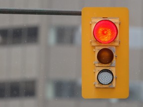 Traffic signals at 185 Winnipeg intersections are now programed to operate 24 hours a day, seven days a week, without after-hours amber and red flashing mode.