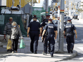 “Urban Canadians are about 40 per cent more likely to view police unfavourably than those in rural areas,” the report says.