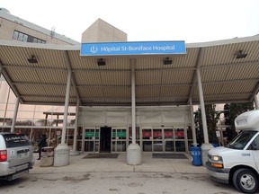 St. Boniface Hospital in Winnipeg on Thurs., Oct. 29, 2020. Kevin King/Winnipeg Sun/Postmedia Network