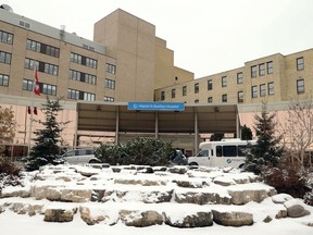 St. Boniface Hospital in Winnipeg on Thursday, Oct. 29, 2020.