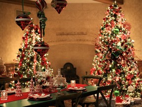 Santa’s Dining Room is a magical setting for Christmas dinner.
