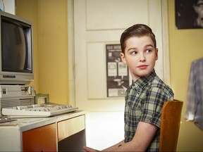 Iain Armitage as Sheldon Cooper in a scene from Young Sheldon.