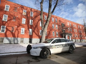 Winnipeg police are investigating a homicide in the 200 block of College Ave, in Winnipeg. Friday, Nov. 27, 2020.